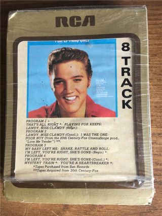 Elvis Presley For Lp Fans Only Rare Canada 8 Track Tape Late Nite Bargain
