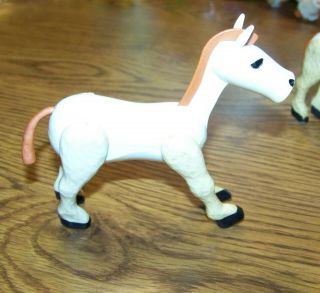 Vintage Fisher Price Little People Castle Playset 993 Rare White Hex Horse