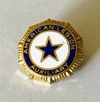 Auxiliary Small American Legion Military Lapel Pin Badge Rare Vintage (g6)