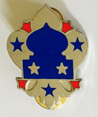 Military Engineers Mosque Design York Army Club Pin Badge Rare Vintage (g11)