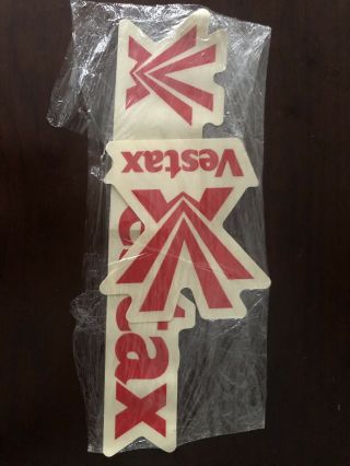 Rare Vestax Logo Stickers (2 Pack)