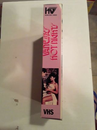 Vanessa ' s Hot Nights vhs rare cult 80 ' s vintage sleaze big box 2