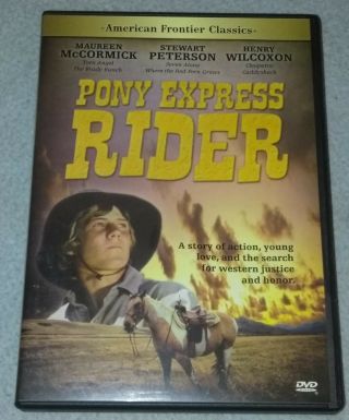 Pony Express Rider (dvd 1976 Maureen Mccormick Western Rare Opp