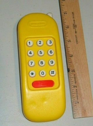 Vintage Little Tikes Yellow House Phone Replacement Kitchen Workbench Rare Euc