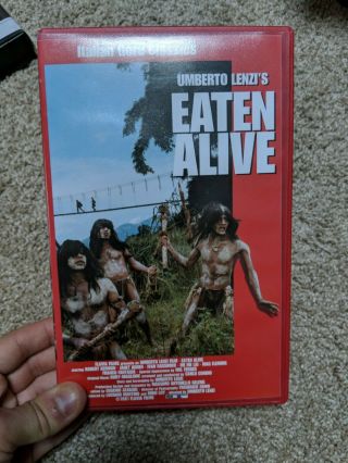 Eaten Alive - Umberto Lenzi Rare Cannibal Italian Gore Horror Cult Vhs - Pal
