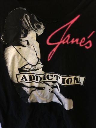 1989 Janes Addiction Xl Tshirt Rare Tour Shirt