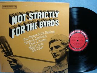 Not Strictly For The Byrds Lp Rare Bob Dylan Mono " Tombstone Blues "