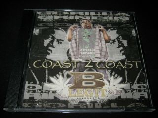 B - Legit Gorilla Grindin Coast 2 Coast Bay Area G - Funk Rap Insanely Rare