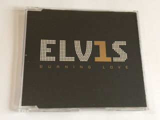 Elvis Presley - Burning Love Rare 2002 Australian Rca/bmg 3 Track Cd Single Oop