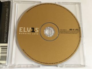 Elvis Presley - Burning Love Rare 2002 Australian RCA/BMG 3 Track CD single OOP 2