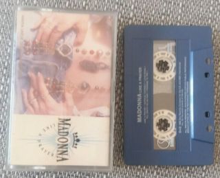 Madonna Like A Prayer Rare Indonesia Cassette Tape Blue Shell