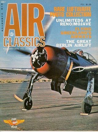 Air Classics V10 N2 Rare Ww2 Luftwaffe Photos / Berlin Airlift / Australia P - 39