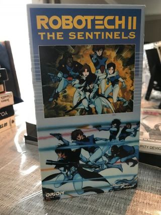 Robotech Ii: The Sentinels Vhs Video Comics Very Rare / / Like