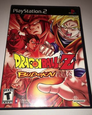 Dragon Ball Z: Budokai 2 - Ps2 Playstation 2 Game - Rare Dbz 1 - 2 Players