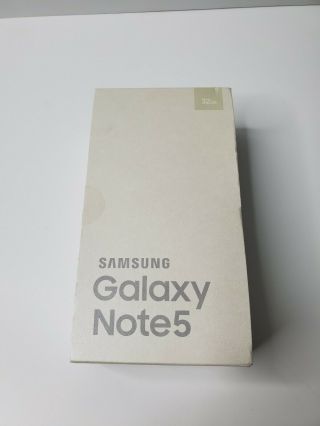 Samsung Galaxy Note 5 32 Gb Box Only Sprint W/sleeve No Phone Rare