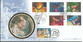 Christmas 1998 Benham Official Double Postmarked Rare Fdc Blcs148b A805