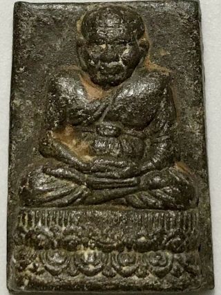 Phra Lp Tuad Rare Old Thai Buddha Amulet Pendant Magic Ancient Idol 38