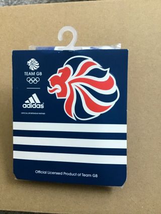 Adidas Team GB 2012 Olympic Twin Wrist Sweat Bands Red White Blue BNWT Rare Band 3