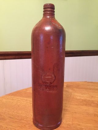 Vintage Georg Kreuzberg Mineral Water Bottle Rare Dates From 1878 Rhine Prov