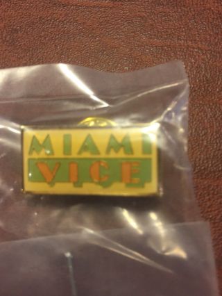 Miami Vice,  Rare Vintage Lapel Pin (in Pkg)