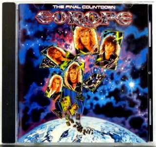 Europe - The Final Countdown 1986 Epic Cd Album Rare Japan Pressing Ex/m