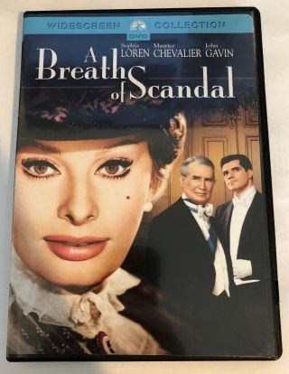 A Breath Of Scandal (dvd,  2005) Out - Of - Print•sophia Loren Like Rare