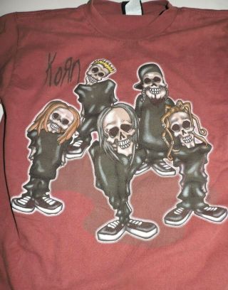 Korn T Shirt Medium Vtg Giant 90 