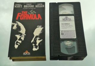 The Formula (vhs 1981) W Marlon Brando (the Godfather,  Superman) Rare Nazi Film