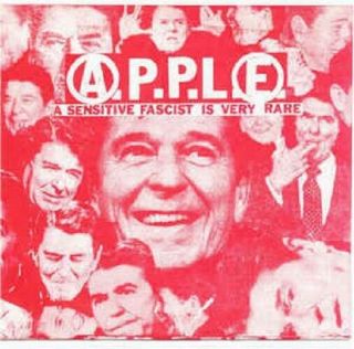 A.  P.  P.  L.  E.  ‎– A Sensitive Fascist Is Very Rare - Clear Vinyl Single 7 " Record