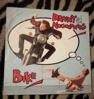 Danny & The Nogoodniks Bike 7 " Vinyl Rare Punk 1982 Adam Ant Vocals