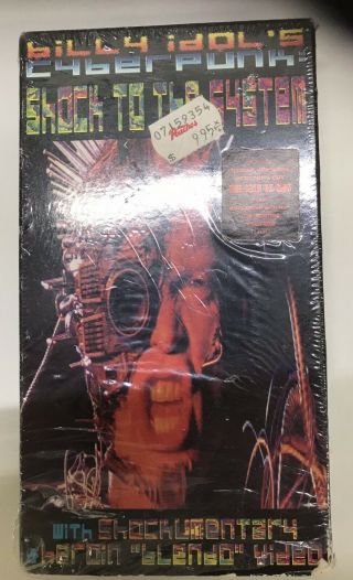 Billy Idol Rare Vhs Video Cyberpunk Shock To The System Plus Rare