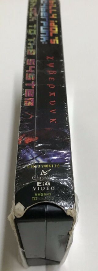 Billy Idol Rare Vhs Video Cyberpunk Shock To The System Plus Rare 3