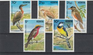 A95 - Kenya - Sg303 - 307 Mnh 1984 Rare Birds Of Kenya
