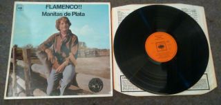 Manitas De Plata - Flamenco - Rare Uk Cbs 12 " Vinyl Lp