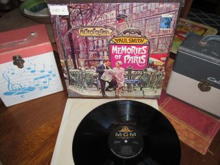 Paul Smith Rare Promo Vinyl Lp Memories Of Paris 1963 Mgm