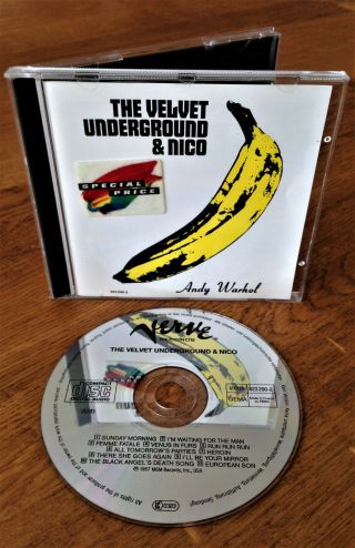 The Velvet Underground & Nico Rare Issue Cd 823 290 - 2
