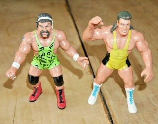 Wcw Wrestling Figures Rick & Scott Steiner Brothers Galoob 1990 Rare