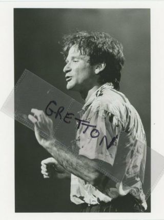 Robin Williams On Stage Rare Photo