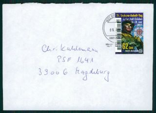 Germany Cover 2017 Private Post Mzz Martin Luther Reformation Rare Eb14
