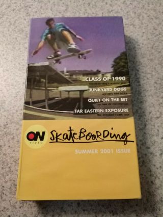 On Video Skateboarding Summer 2001 Issue Vhs Skate Video Rare