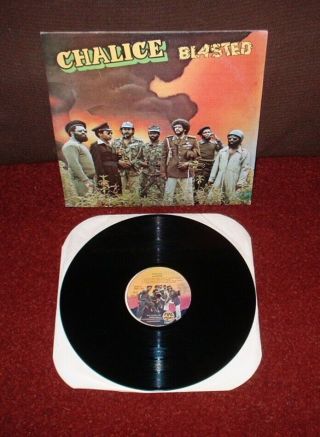 Chalice Blasted Lp 1981 Pipe 1st Press Jamaican Only Release Rare
