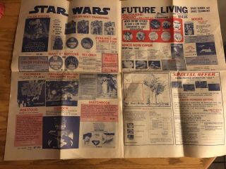 RARE Vintage 1977 FEDERATION TRADING POST Poster Order Form Star Trek Star Wars 5
