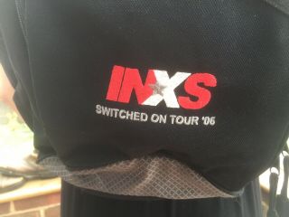 Inxs Official Concert Bag/back Pack Switched Tour Jd Fortune 2006 Very Rare