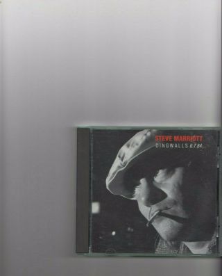 Steve Marriott = Dingwalls 6/7/84 Rare Cd Album