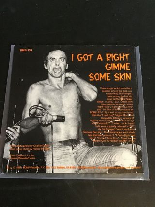 The Stooges Iggy Pop I Got A Right Gimme Some Skin Rare Bomp Punk Rock 45 7” 2