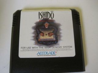 Ishido The Way Of Stones Sega Genesis Video Game Cartridge Only Rare Awesome
