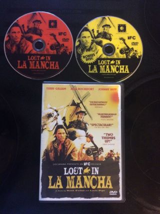Lost In La Mancha (dvd,  2003.  2 - Disc Set) Oop Rare Terry Gilliam Documentary