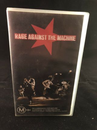 Rage Against The Machine Vhs Pal Video A Rare Find
