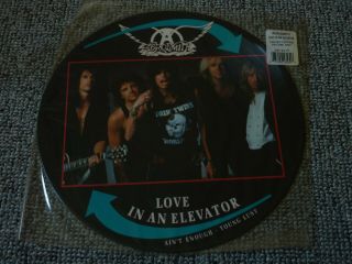 Aerosmith - Love In An Elevator - Rare Uk 12 " Picture Disc - Gef63tp - Ex