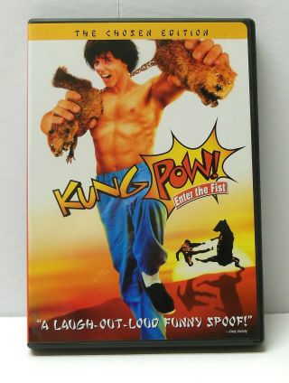Kung Pow Enter The Fist Chosen Edition 2002 Dvd,  Insert Rare Oop Vg Cond